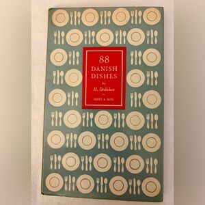 88 Danish Recipes Cookbook 1962 H Dedichen Copenhagen Denmark Scandi Cooking